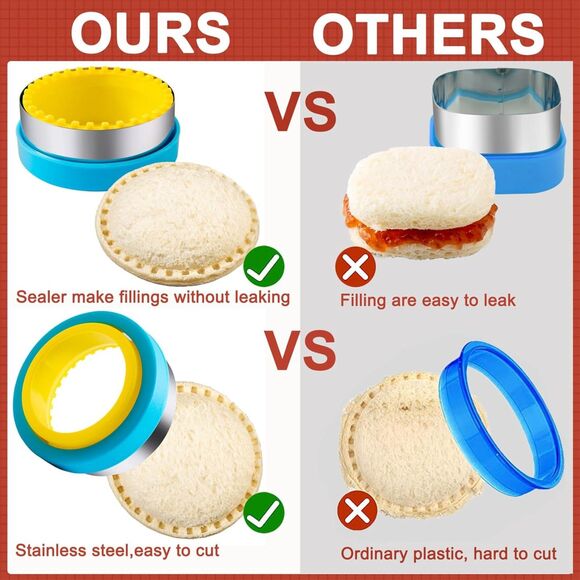 Sandwich‎ Cutter 22PC Set - Picture 3 of 8